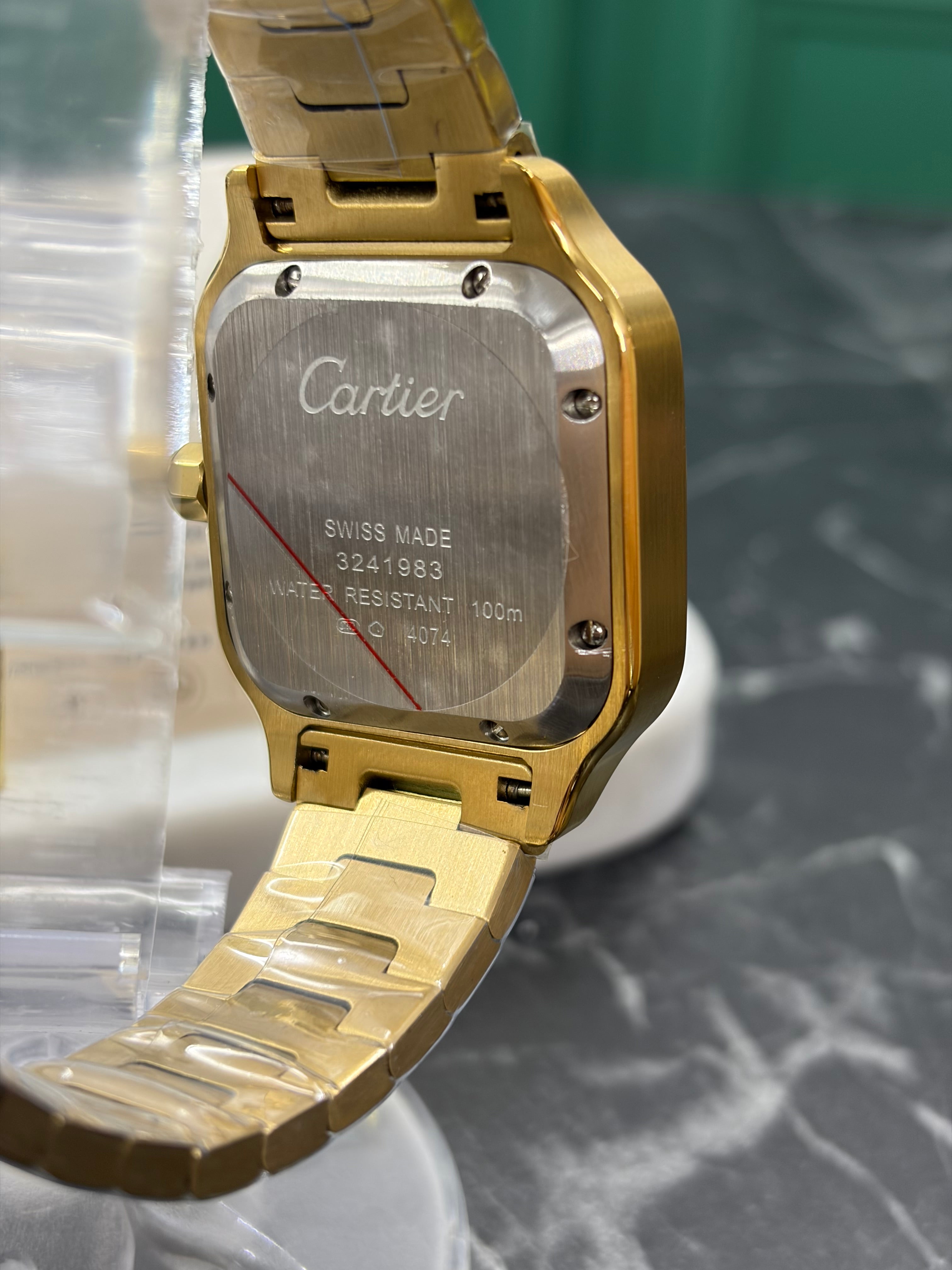Cartier Santos 40mm – Oro Giallo Diamantato