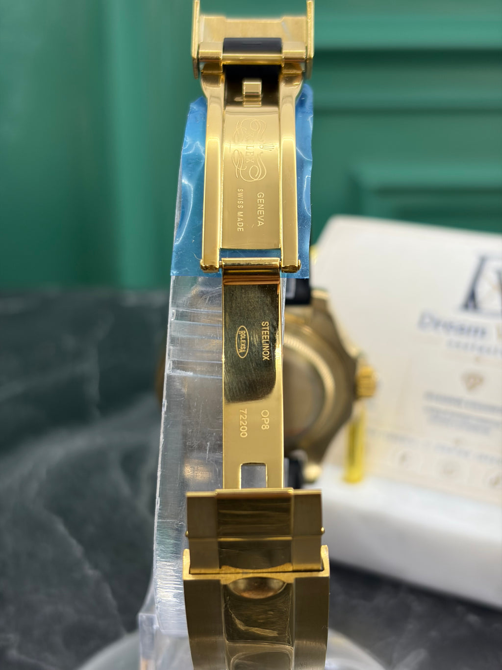 Yacht master Oysterflex gold