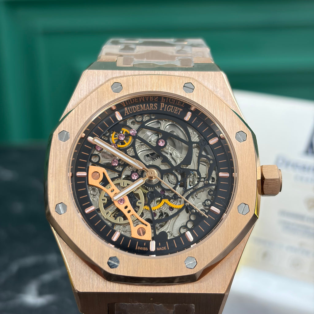 Audemars Piguet Royal Oak Skeleton Oro Rosa