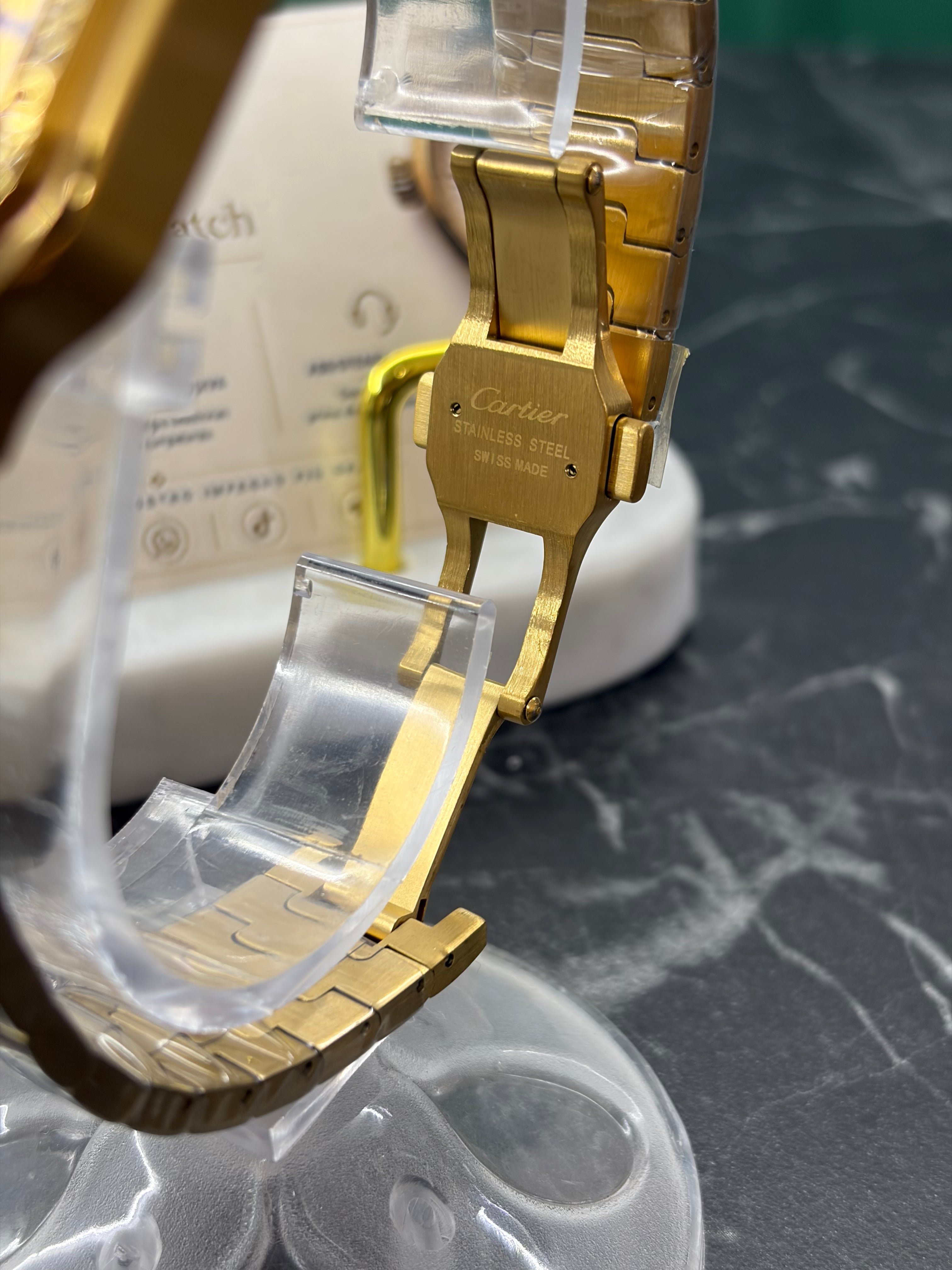 Cartier Santos 40mm – Oro Giallo Diamantato
