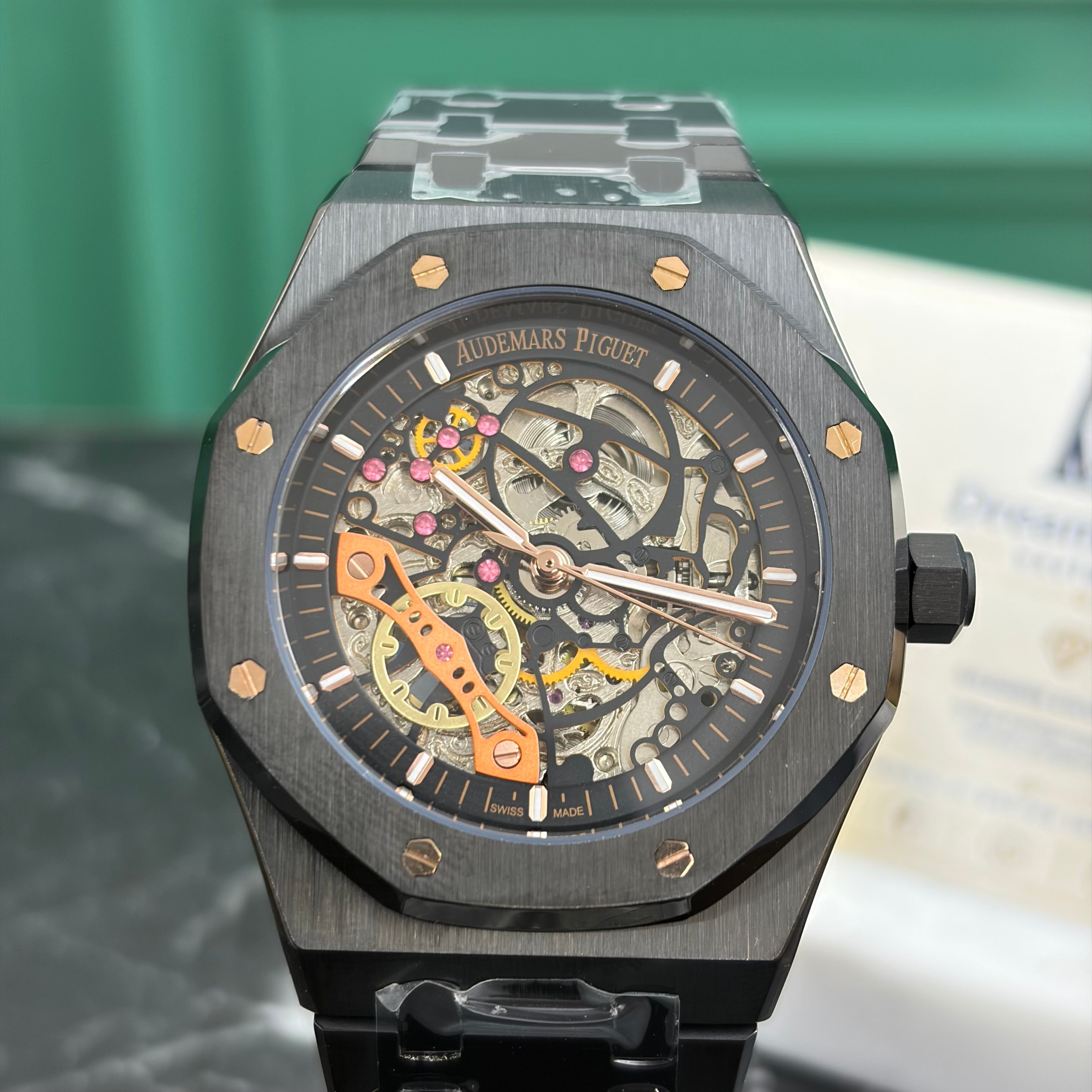 Audemars Piguet Royal Oak Skeleton Total Black