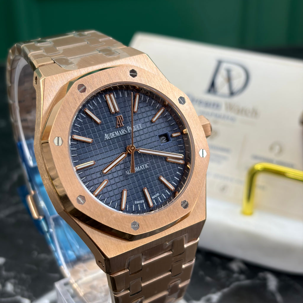 Audemars Piguet Royal Oak Oro Rosa Quadrante Blu