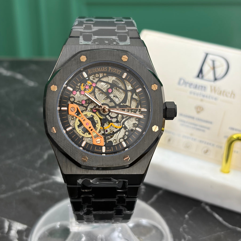 Audemars Piguet Royal Oak Skeleton Total Black