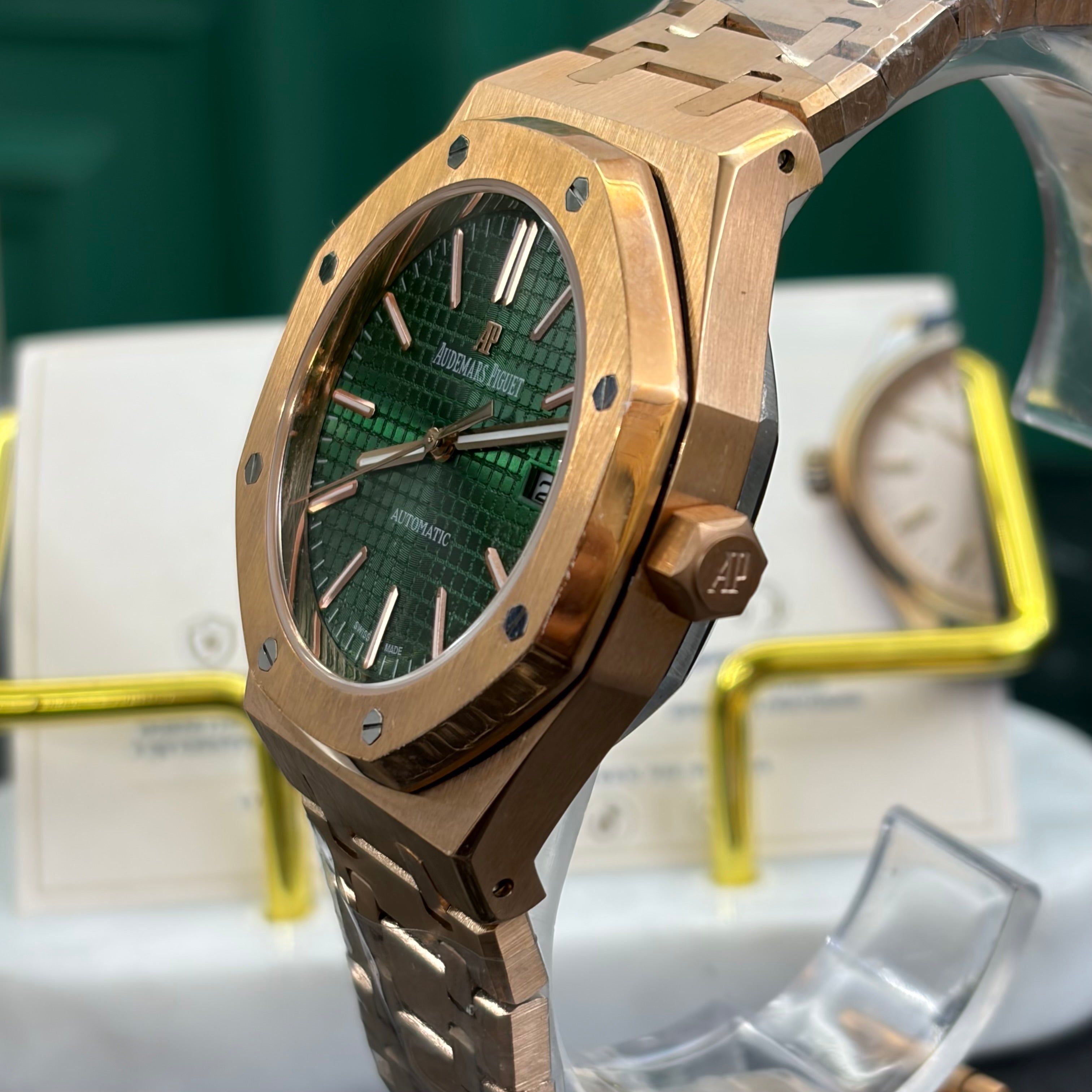 Audemars Piguet Royal Oak Oro Rosa Quadrante Verde