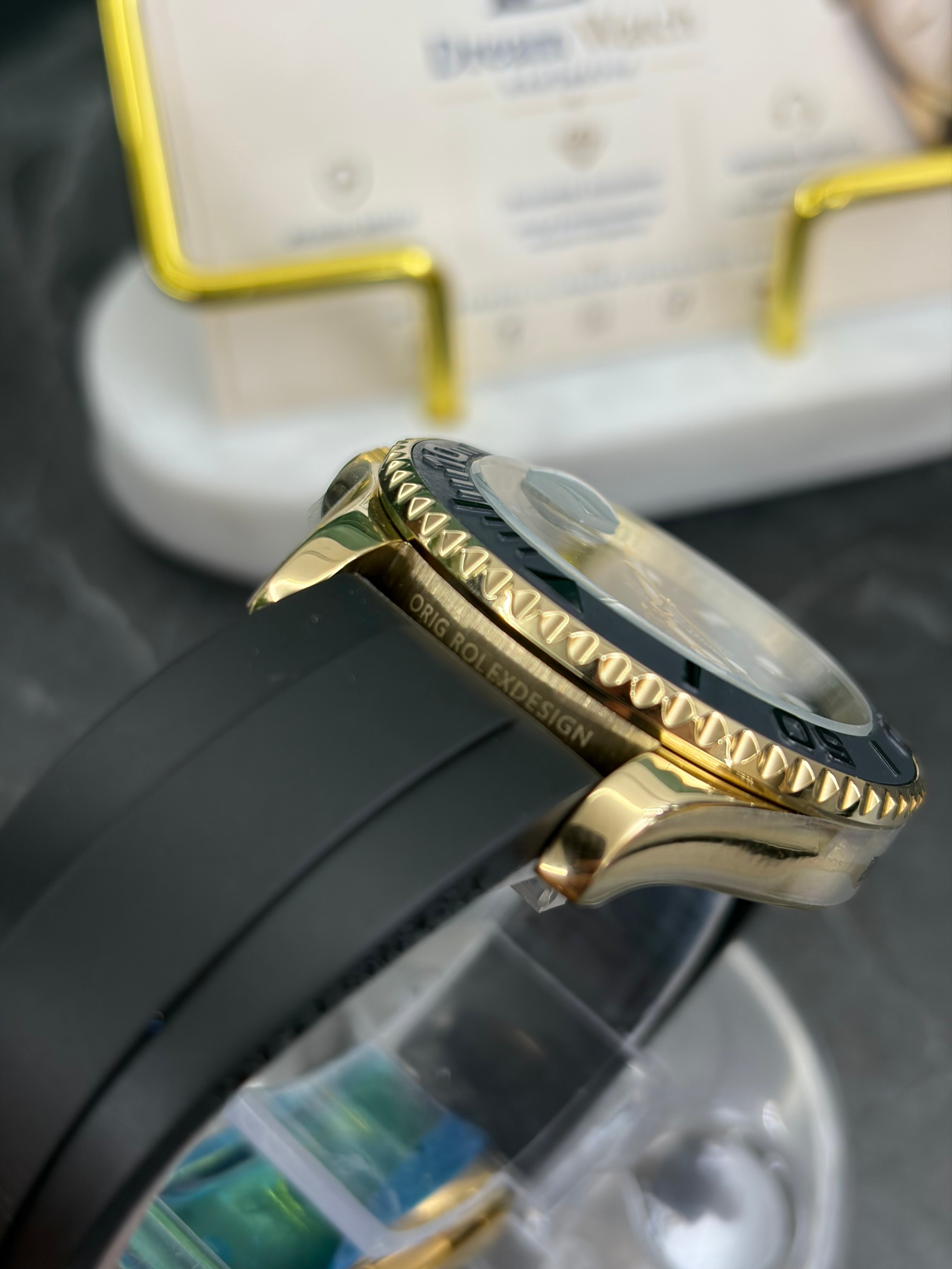 Yacht master Oysterflex gold