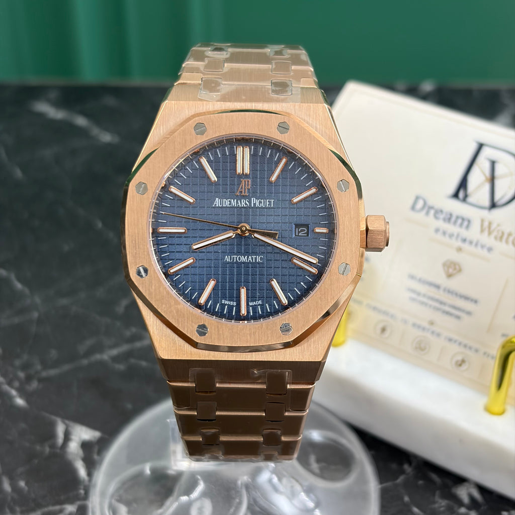 Audemars Piguet Royal Oak Oro Rosa Quadrante Blu