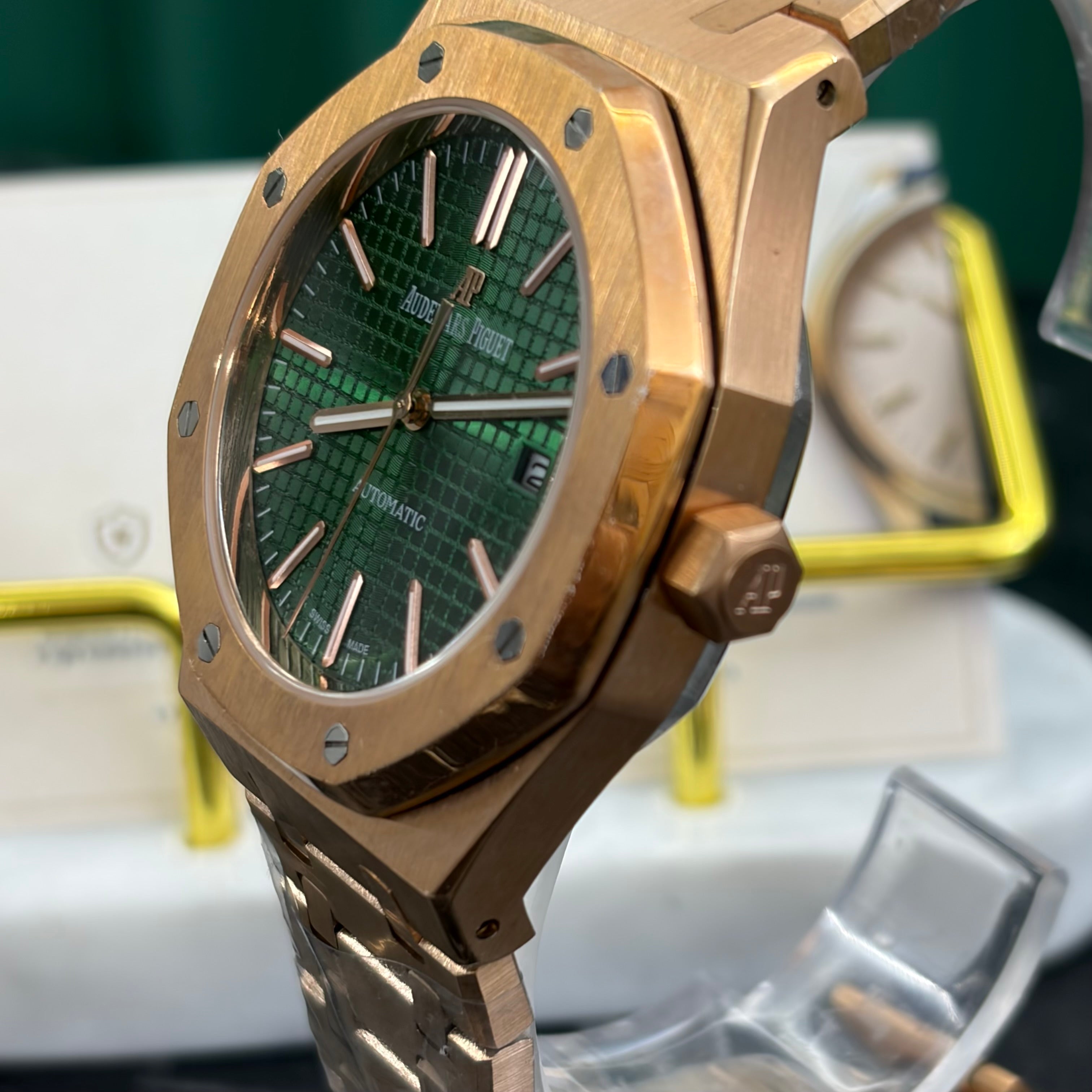 Audemars Piguet Royal Oak Oro Rosa Quadrante Verde