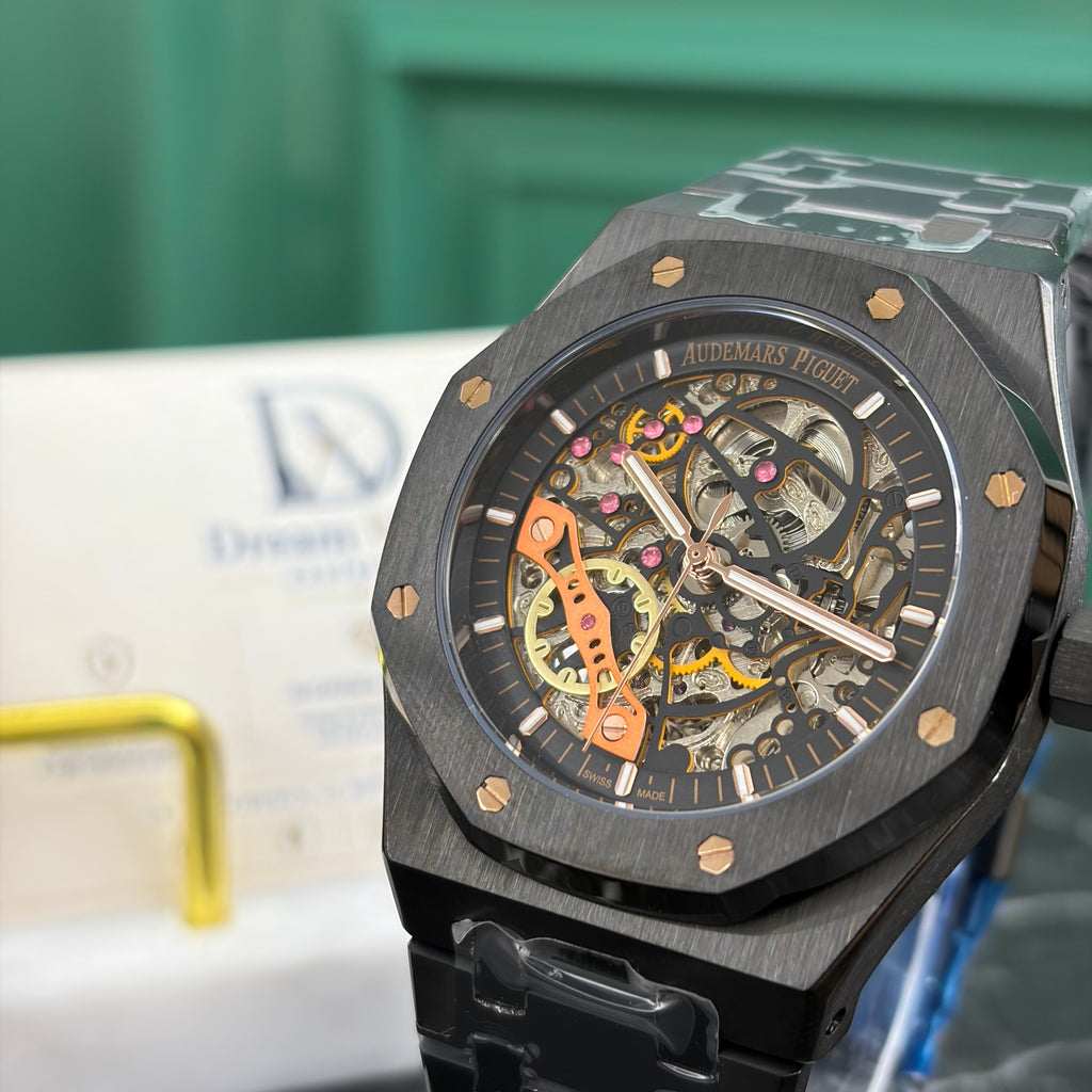 Audemars Piguet Royal Oak Skeleton Total Black