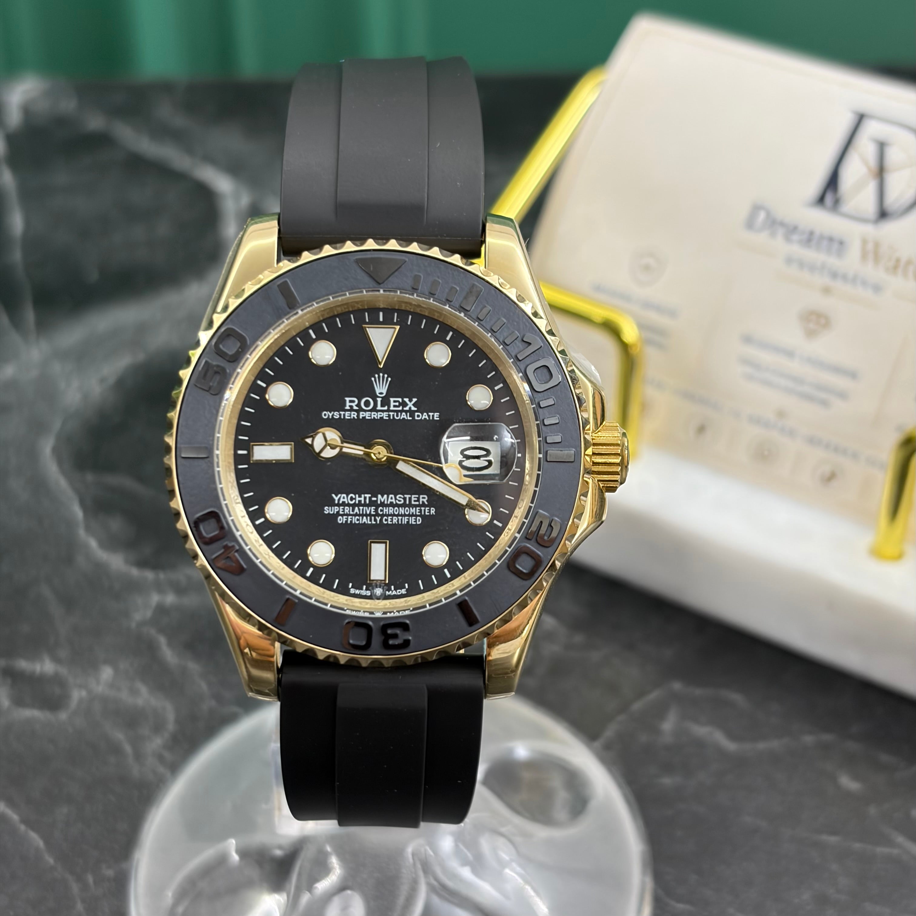 Yacht master Oysterflex gold