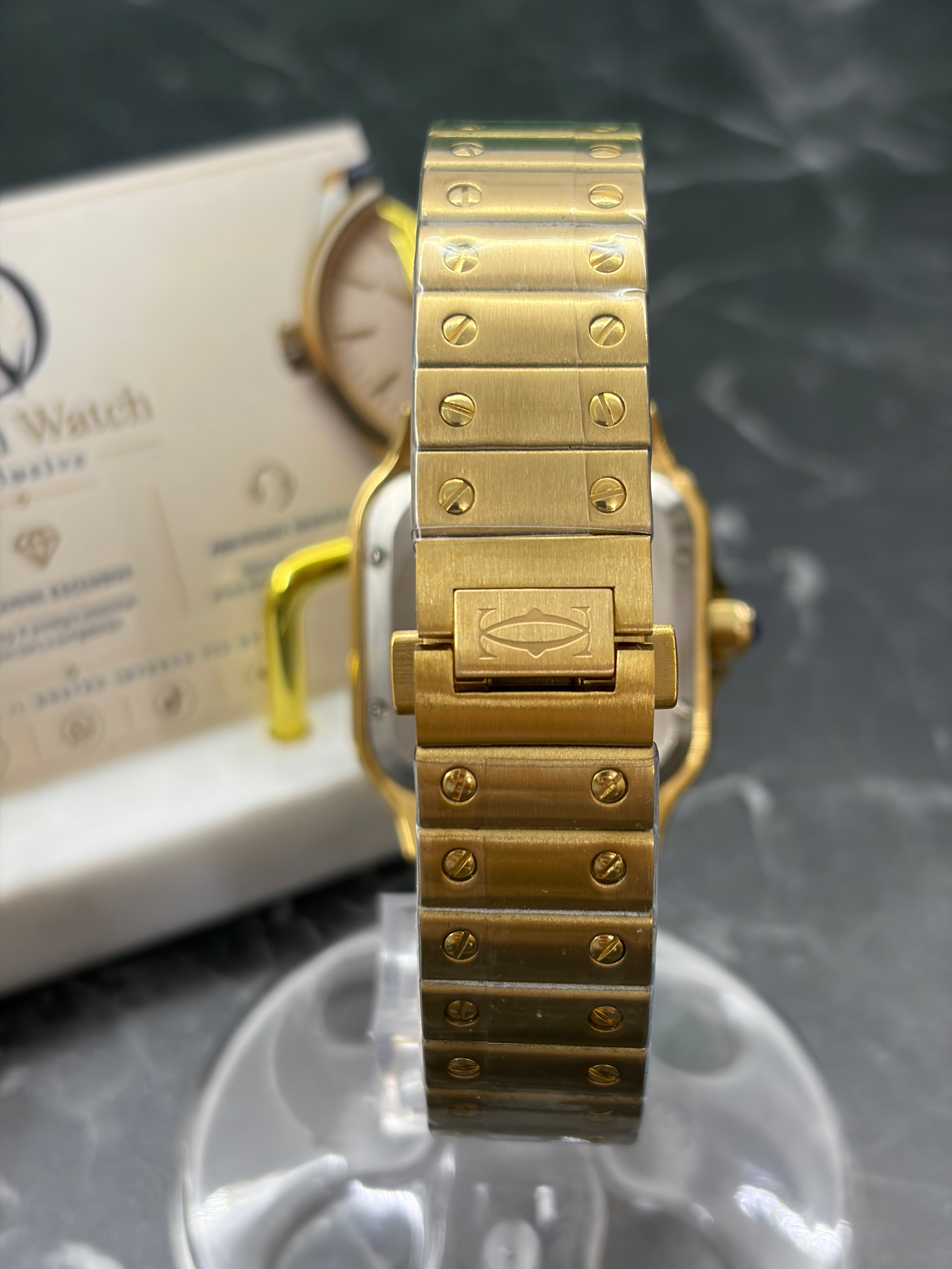 Cartier Santos 40mm – Oro Giallo Diamantato